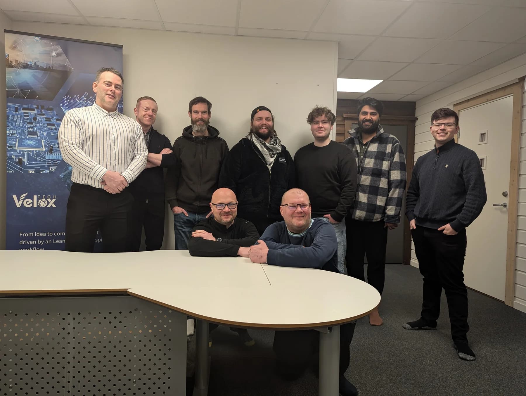 Velox colleagues at the Norway office.